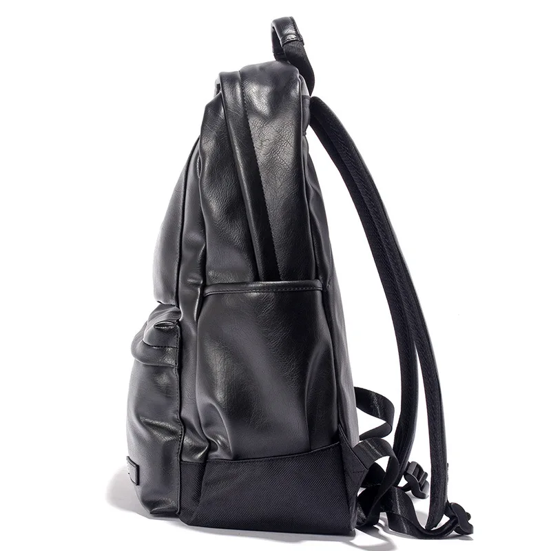 Новый рюкзак кожаная сумка модная для компьютера школьные сумки мужская