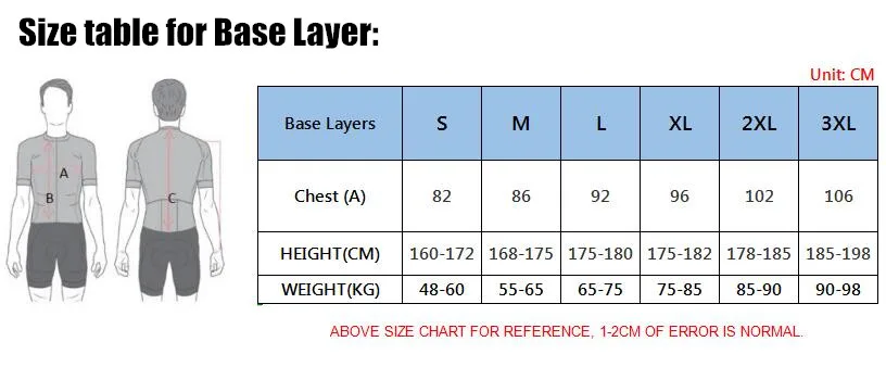 

Mesh Pro Breathbale Cycling Base Layers men's lightweight quick dry Bicycle Shirt Long sleeve Cycling Underwear bike jersey