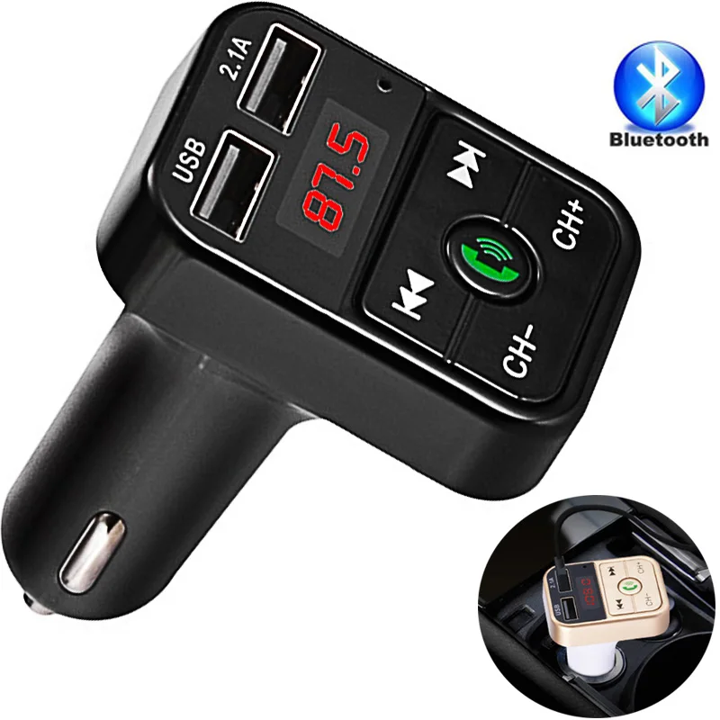 Автомобильный Bluetooth FM передатчик беспроводной комплект громкой связи MP3