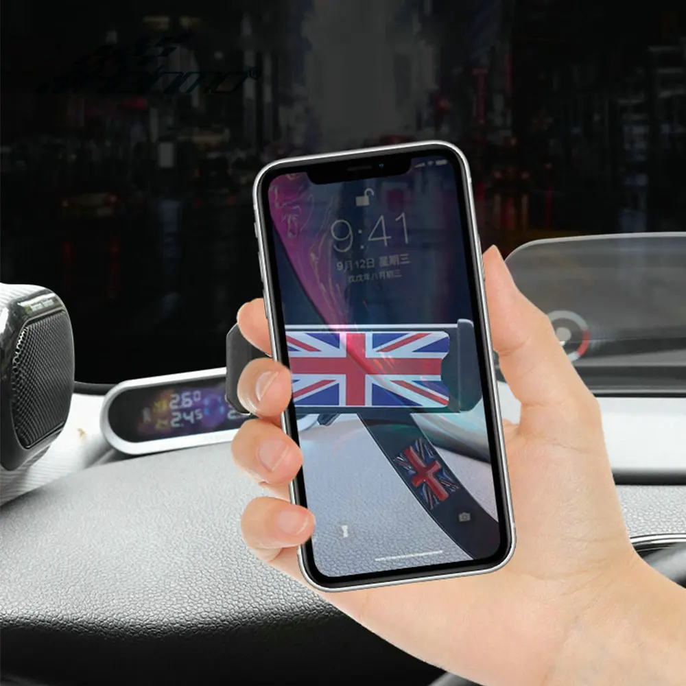 vehicle accessories cell mobile phone holder fold bracket for mini cooper countryman f60 f55 f56 clubman f54 2021 lcd tachometer free global shipping