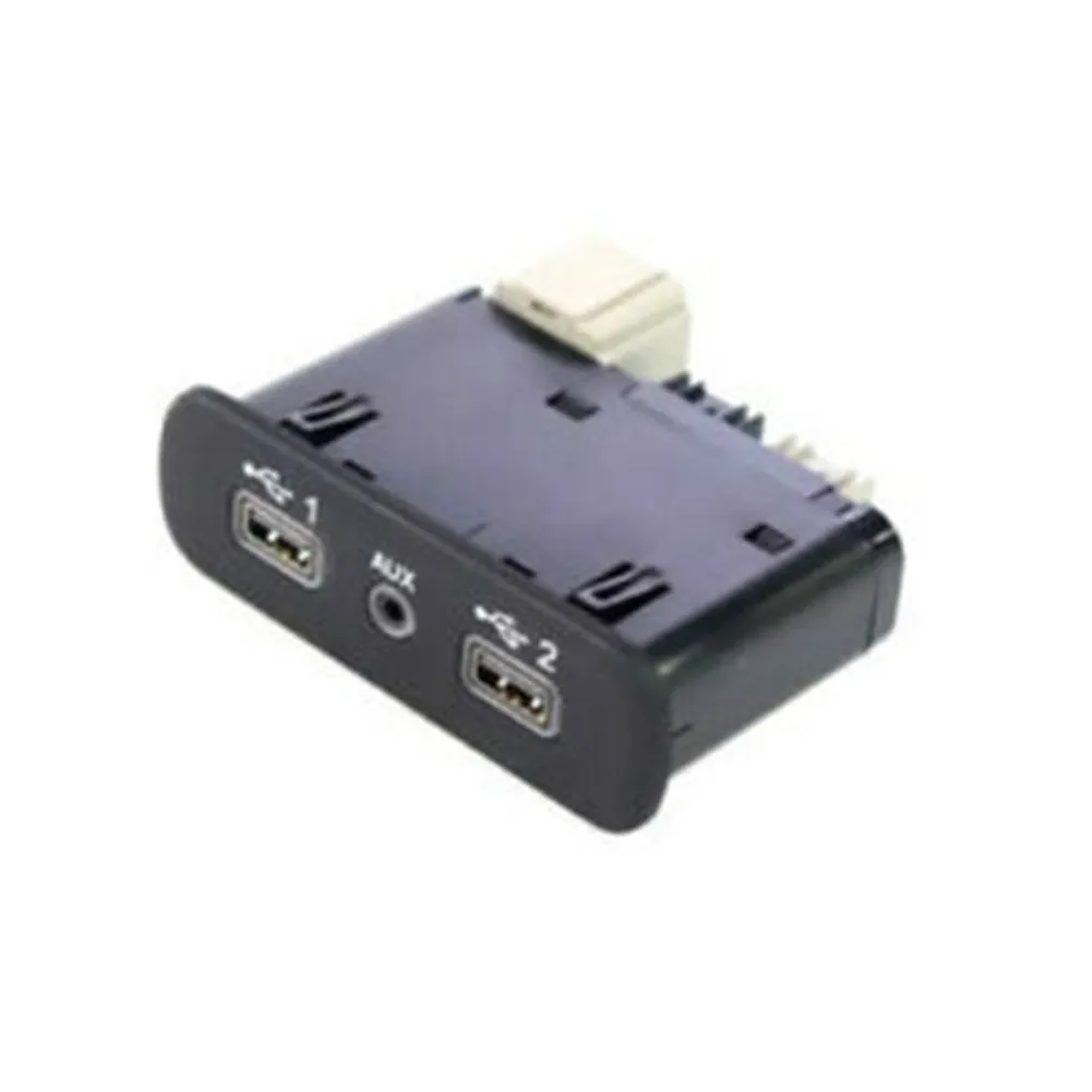 

Car USB AUX Slot Input Adapter Cable USB Interface Socket Button For Dodge Challenger War Horse Chrysler 300C USB Port 17-19