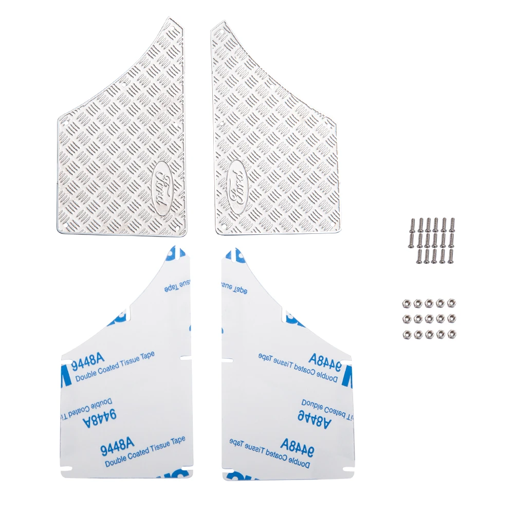 1 пара задняя/боковая металлическая противоскользящая пластина Ford для Defender Trx4 1/10