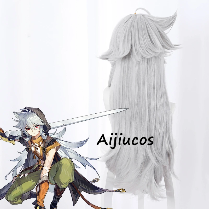 

Game Genshin Impact Razor Cosplay Wig Halloween Party Costume Accessories