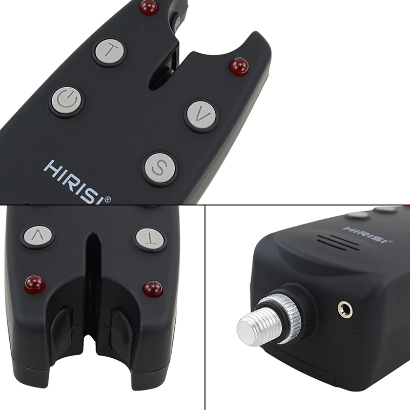 

Hirisi 1+2 Wireless Carp Fish Bite Alarm Water Resistant LED Alarms Biting Fishing Bite Indicator Electronic Fishing Gear Kit