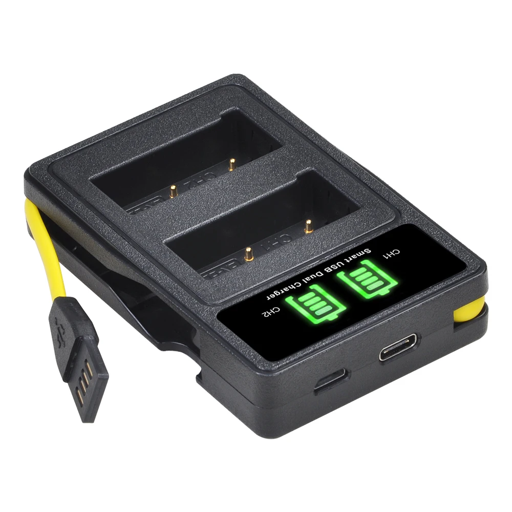 DuraPro 1800 мАч EN-EL9 батарея EN EL9 + светодиодный зарядное устройство с разъемом типа C и