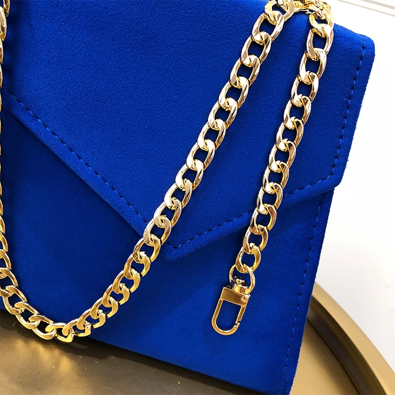 BXX Sac/женская сумка, винтажная, Русалка, металлическая ручка, сумка на плечо, сплошной цвет, для дам, синий бархат, вечерняя сумка ZB349
