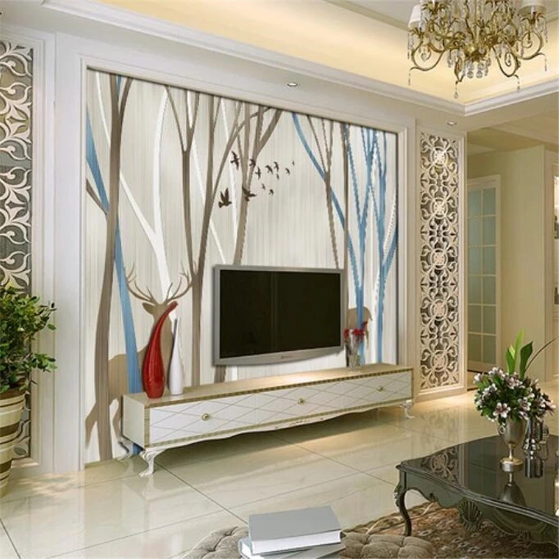 Обои на заказ для портретной съемки 3D ностальгические абстрактные Ручная