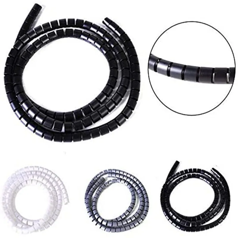 32 мм диаметр держатель кабеля Органайзер Диаметр Гибкая спиральная трубка