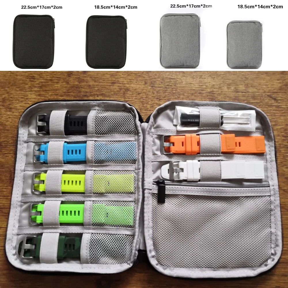 

Multifunction Portable Watch Strap Organizer Watch Band Box Storage Bag Watchband Holder Various styles strap storage watch bag