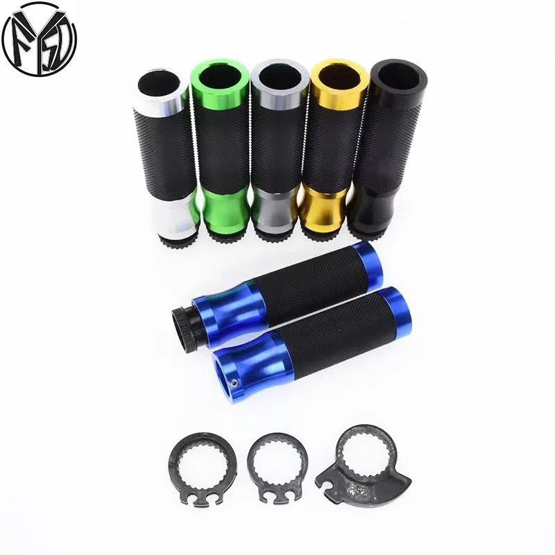 

Universal 7/8" 22MM CNC Motorcycle handlebar grip handle bar Motorbike handlebar grips 7 colors for option