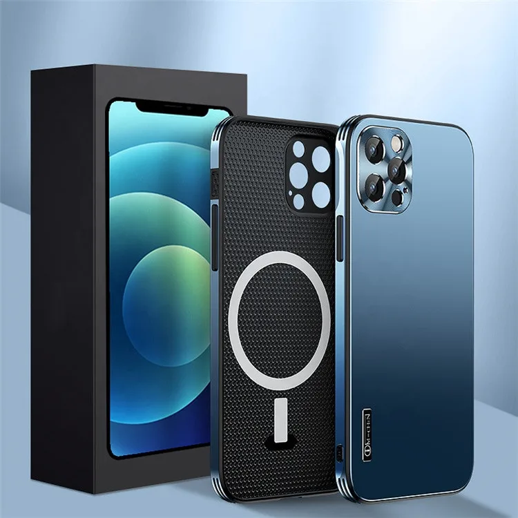 

Armor Magsafe Phone Case For iphone 12 12 Pro Cases Wireless Charging Magnetic Cover For iphone 12 Pro Max Shockproof Back Coque