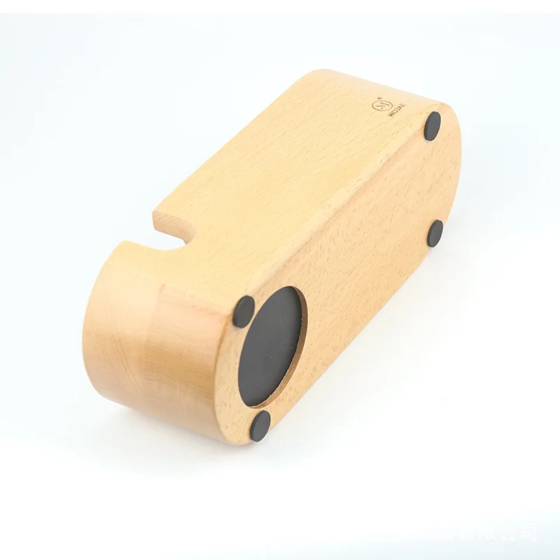 

58mm Manual Wood Coffee Tamper Holder Mat Barista Coffee Espresso Tampering Latte Art Pen Tamper Holder Home Coffee Accessorie