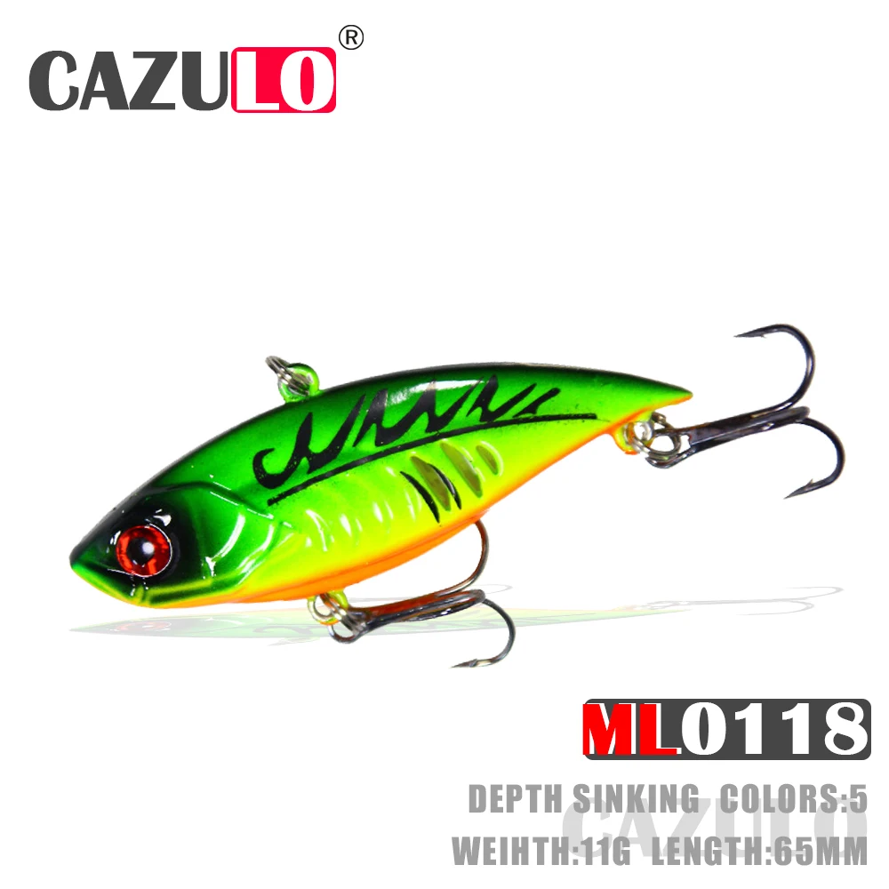 

Vibration Fishing Lure Accesorios Weights 11g 65mm Isca Artificial Bass Sinking Baits De Pesca For Seabass Fish Articuols Leurre