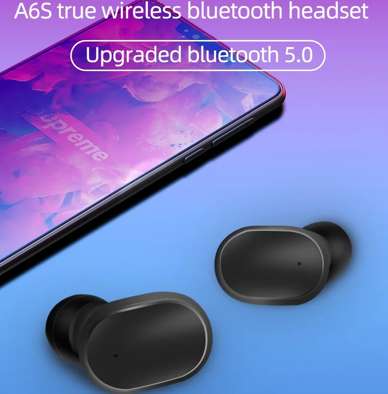 Фото Robotcube A6S дешевые наушники с Bluetooth mi беспроводные наушники Наушники и гарнитуры Robotcube A6S дешевые наушники с Bluetooth mi беспроводные наушники Наушники и гарнитуры