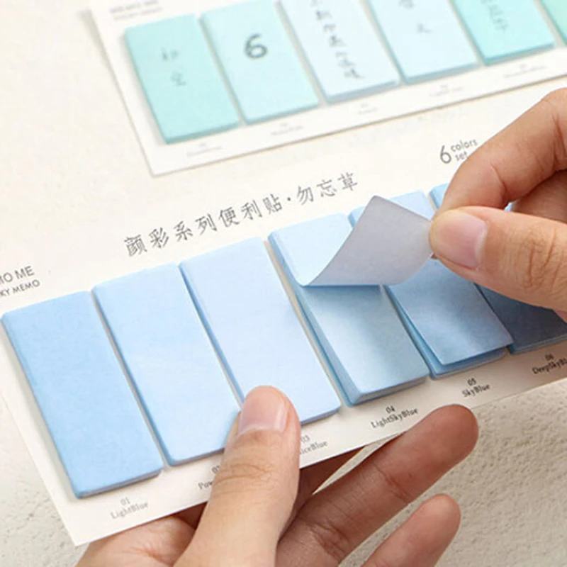 

120 листов креативный разноцветный блокнот, указатель, Закладка