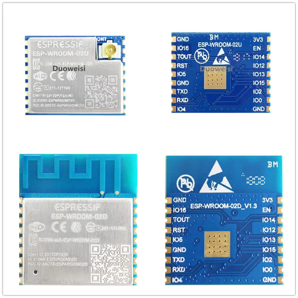 Модуль ESP8266 Duoweisi, модуль ESP8266, антенна IPEX, антенна для печатной платы, антенна для печатной платы, ESP8266EX, модуль Wi-Fi, разъем U.FL