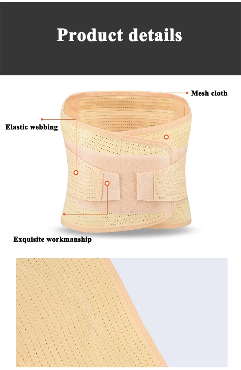 

Men Orthopedic Corset Back Support Back Brace Belt Fajas Lumbares Women Ortopedicas Spine Support Belt Large Size XXL