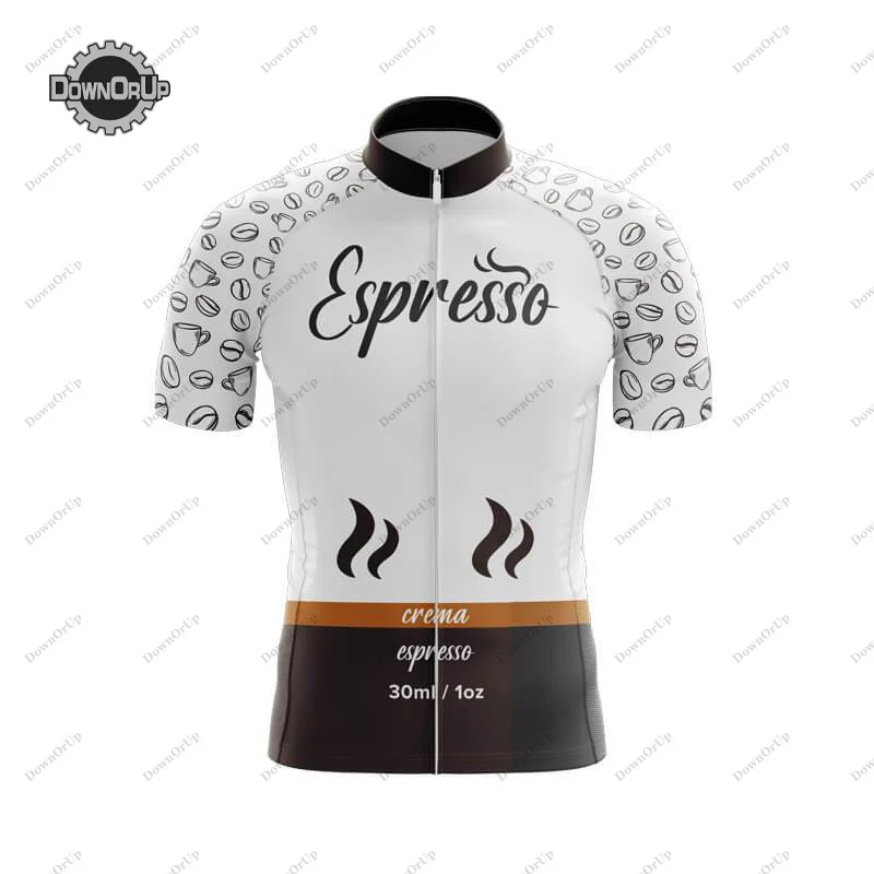 Кофейный список эспрессо Велоспорт Джерси Набор для горного велосипеда