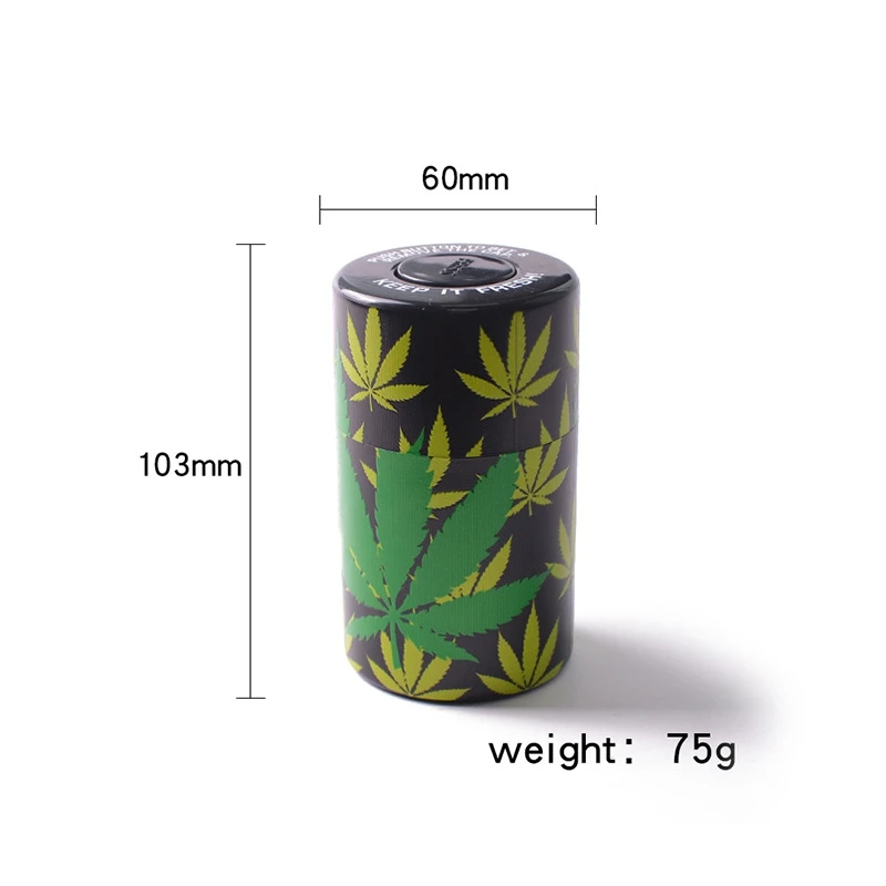 

Airtight Stash Jar Multi-Use Vacuum Seal Portable Storage Container Pill Box Tobacco Box Smoking Pipe For Keep It Fresh