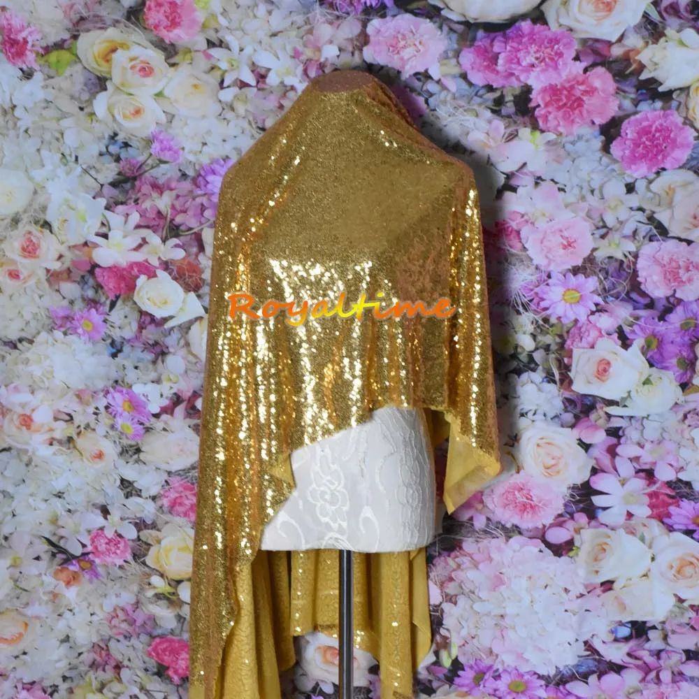 Блестящая ткань с вышивкой Royaltime фуксия золото серебро блестящая для украшения