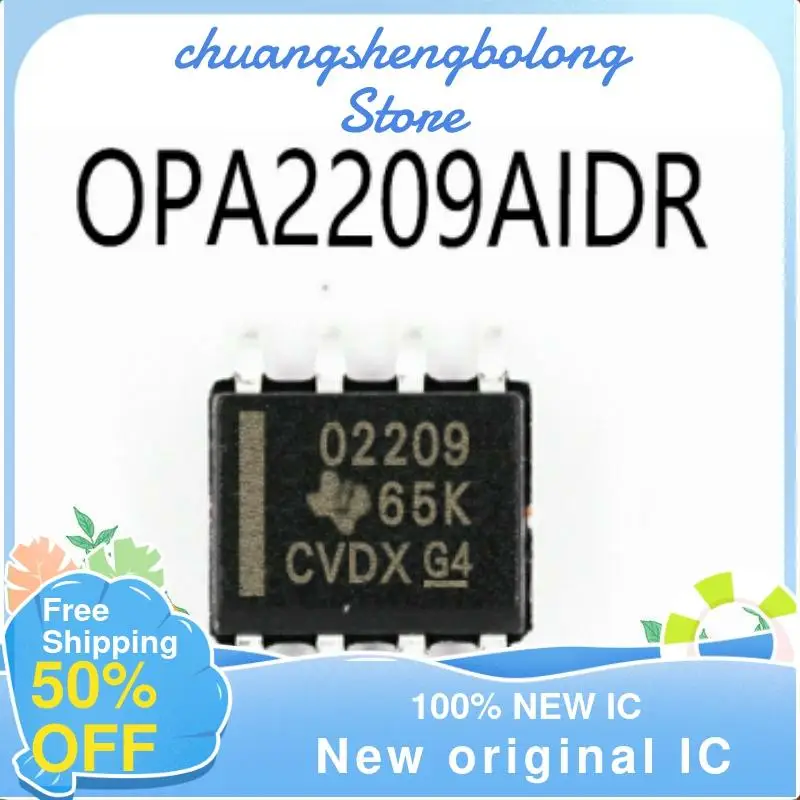 

10-200PCS OPA2209AID OPA2209AIDR OPA2209 SOIC-8 New original IC