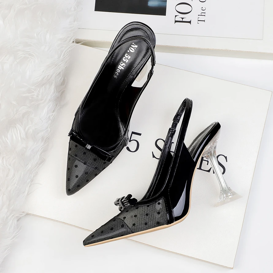 

Slingback Shoes Clear Heels for Women Dress Shoes Womens Fetish High Heels Sexy Fashion Summer Shoes Woman Designer Heels 2021
