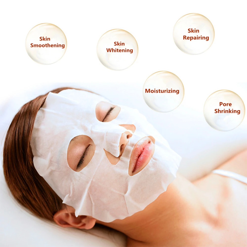 Изображения Улитка лед маска для лица Отбеливающая увлажняющая обернутая