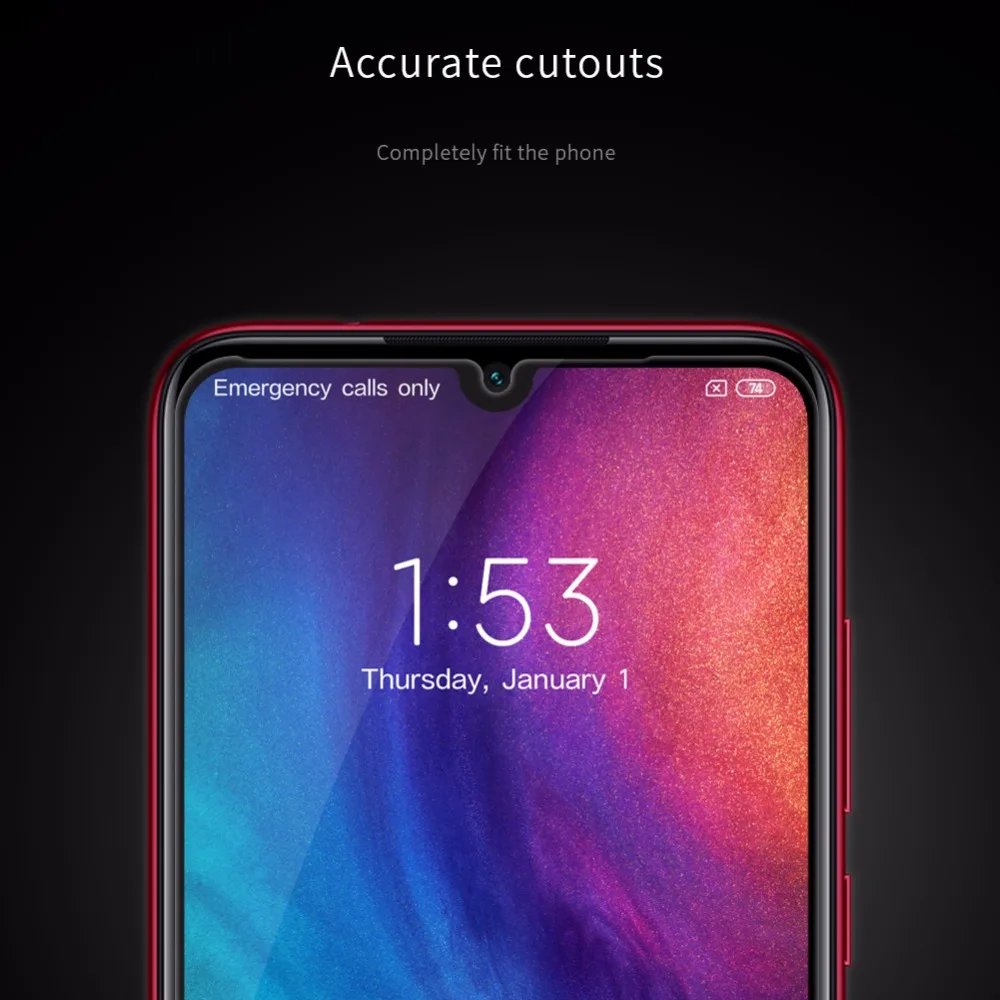 10 шт. NILLKIN XD CP+ MAX Антибликовая Защитная пленка для экрана для Xiaomi Redmi Note 7/note 7 pro 3D защитная пленка из закаленного стекла