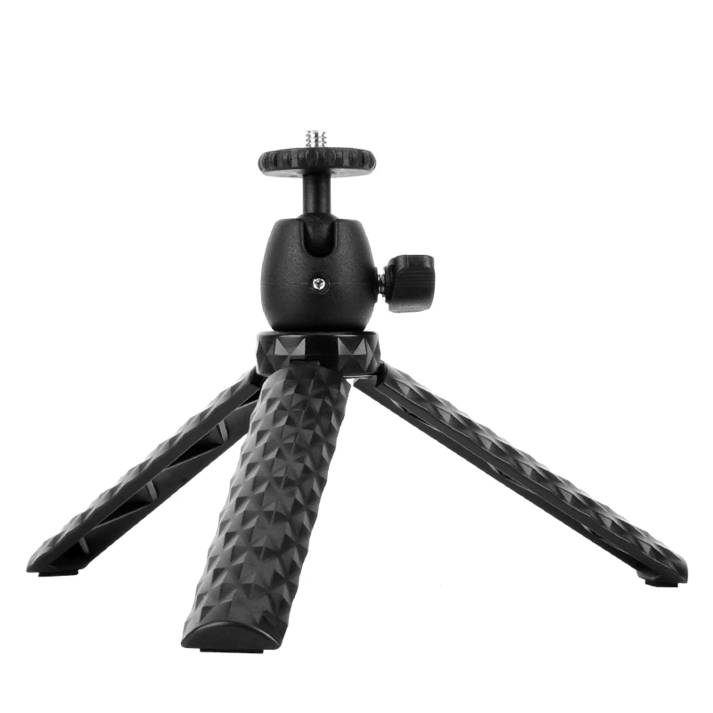 Мини штатив QZSD легкая настольная подставка с креплением для телефона iPhone Samsung и т.