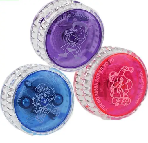 2 шт./лот шар йо светящийся светодиод мигающий детский механизм сцепления игрушки