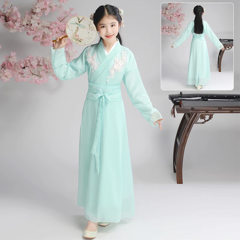Chinese Costume Girl Hanfu Children Fairy Style Super Princess Dress Elegant Antique | Тематическая одежда и униформа