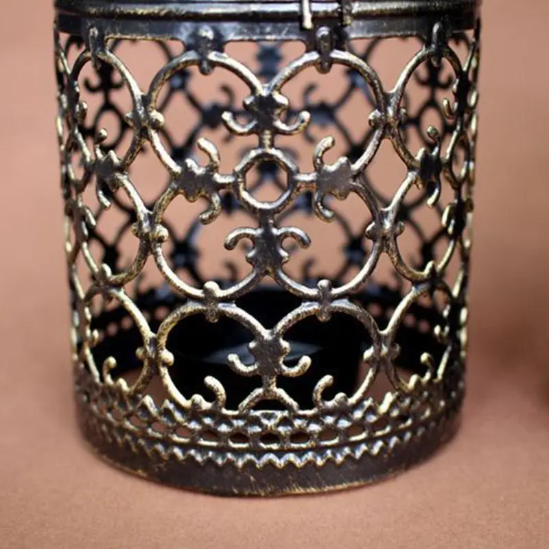 Винтажный подсвечник с полой птицей подвесной фонарь для свадебной вечеринки