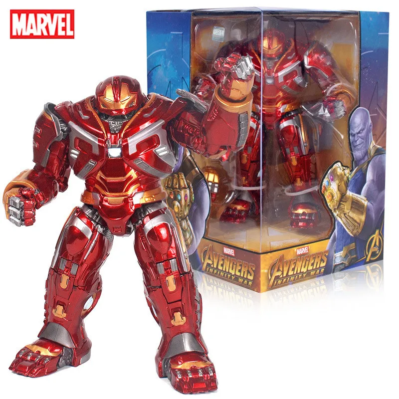 

20CM The Avengers Iron Man Glowing Anti-hulk Armor Model Super Hero Action Figure Collection Model Statue Toys For Children's