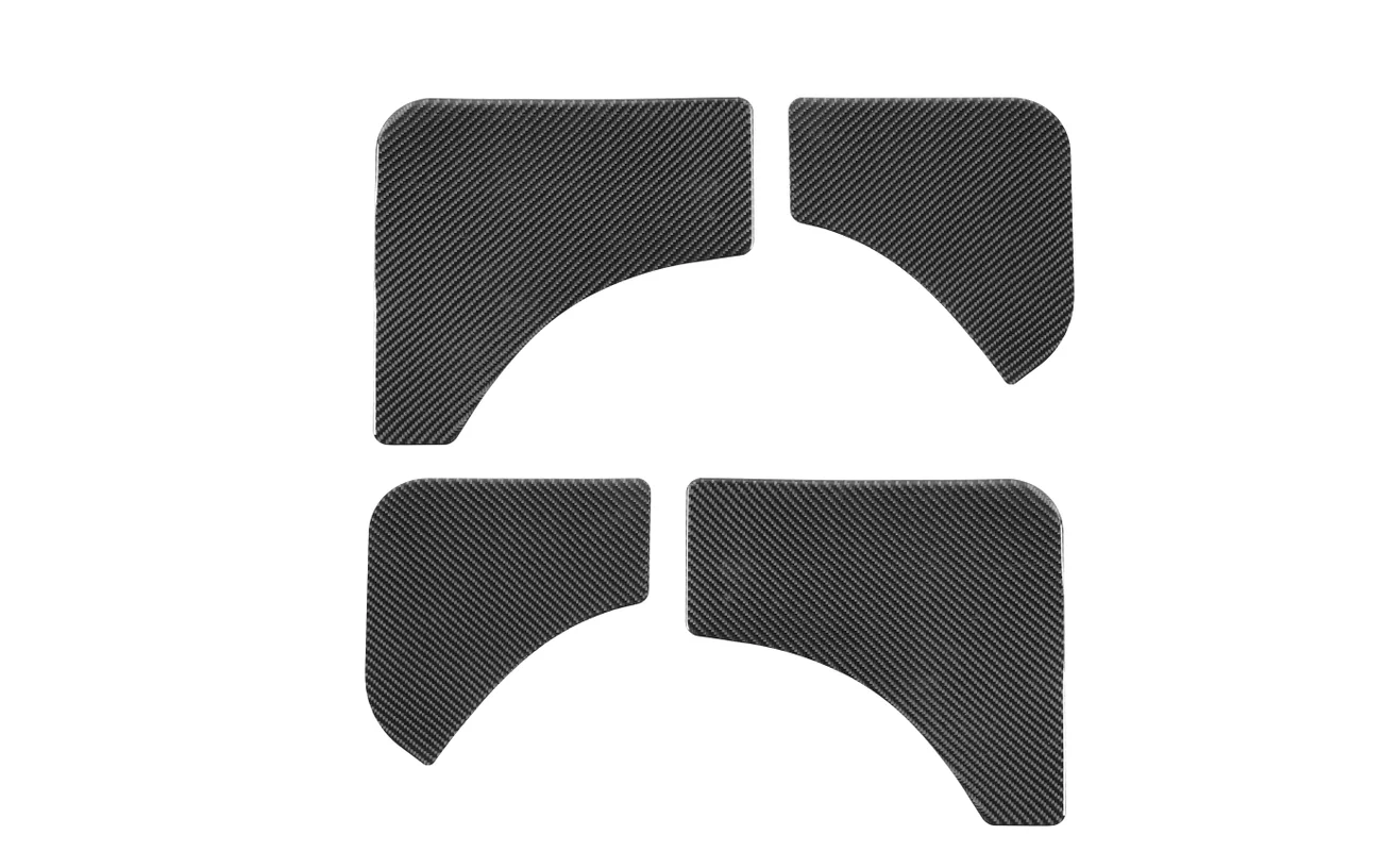 4 * Настоящее углеродное волокно Передняя и задняя защитные крышки для Suzuki Jimny 2019 +