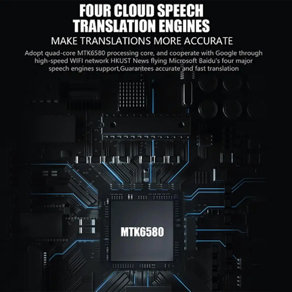 Мгновенный голосовой переводчик M9 умный язык устройство Портативный WiFi