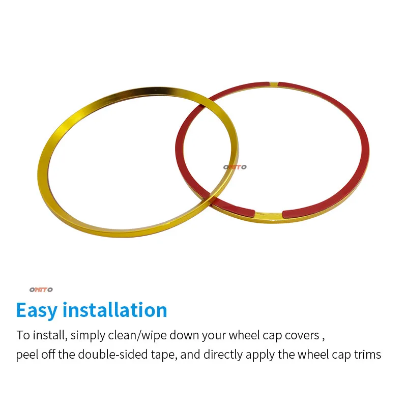 4 шт./лот украшение для автомобиля ступицы колец из алюминиевого сплава E60 E90 F10 F30