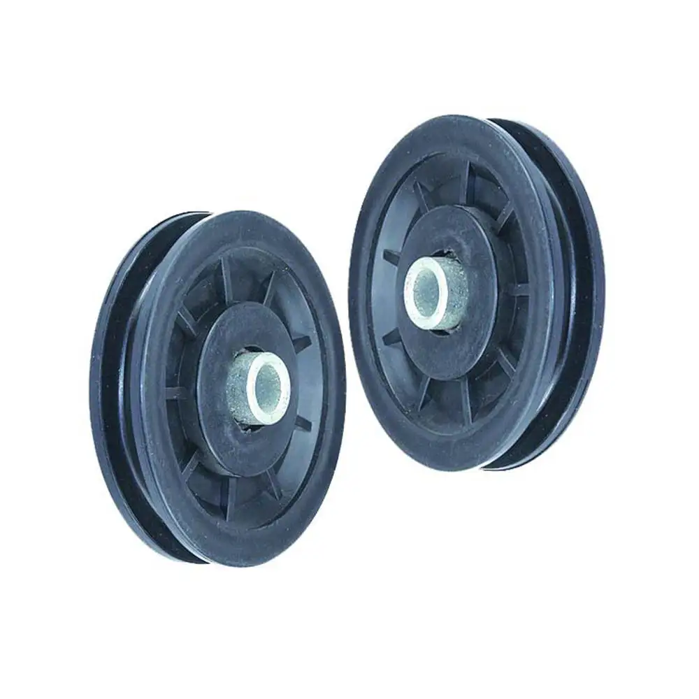 

90mm Universal Wearproof Nylon Bearing Pulley Wheel Cable Gym Fitness Equipment Part