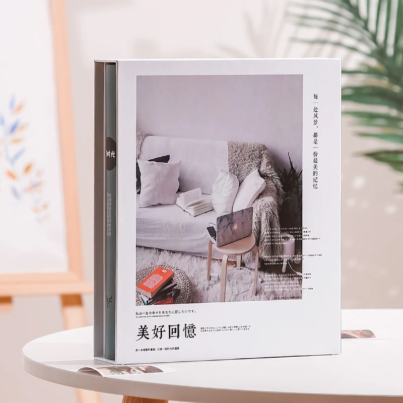 

567-Inch Insert Family Photo Album 200 Photos Large Capacity Scrapbook Photocard Album Creative Wedding Baby Photo Albums Gifts