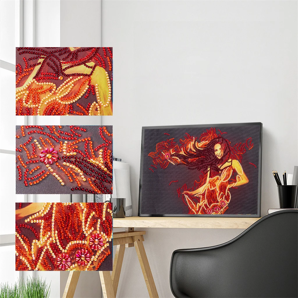 Алмазная вышивка сделай сам мозаика крестиком Специальные кристаллы особой