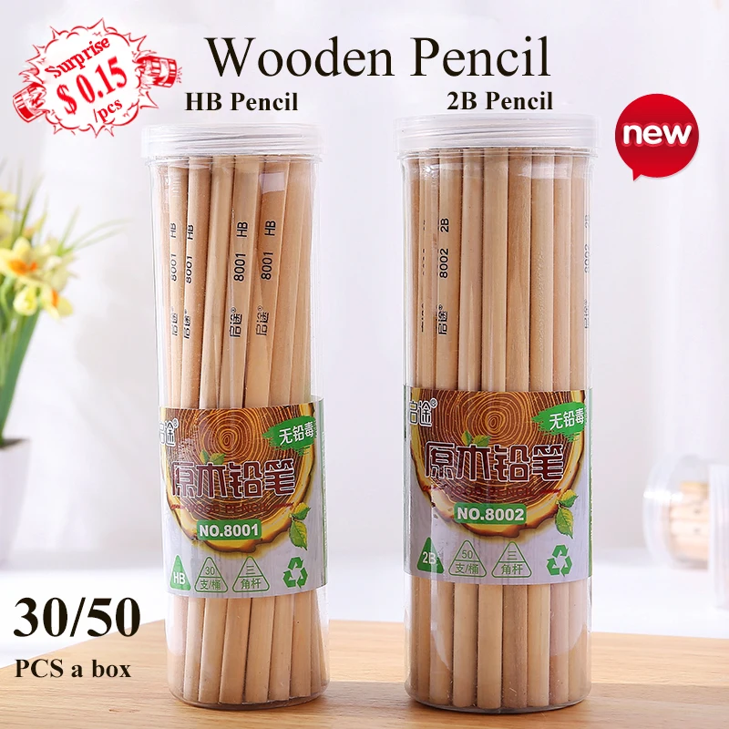 30/50 Шт. / Компл. Профессиональный Эскиз и Рисунок Письмо Карандаш Канцелярские