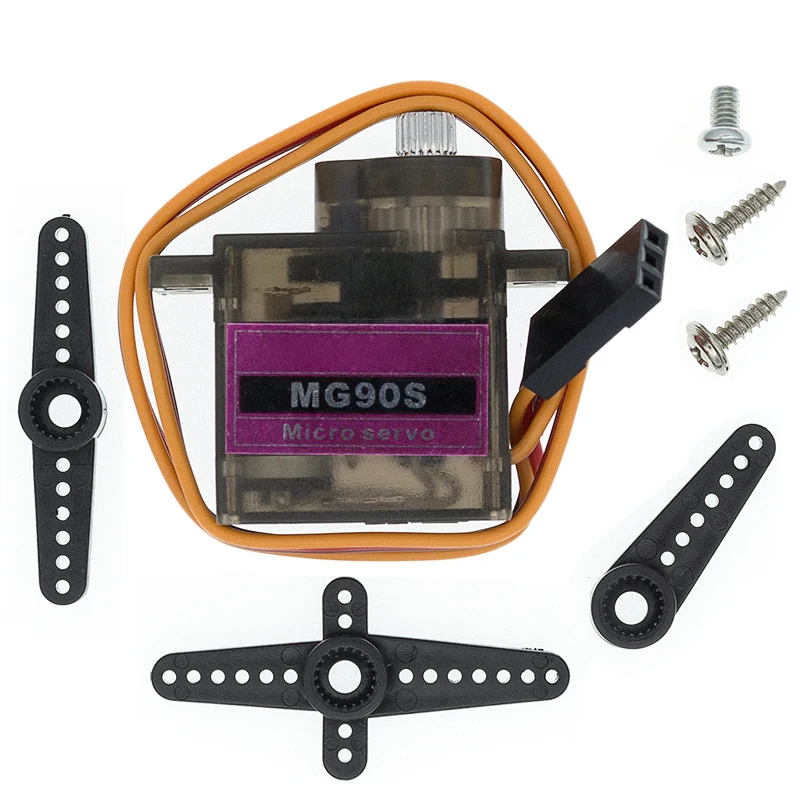 

50pcs MG90S Metal gear Digital 9g Servo For Rc Helicopter plane boat car MG90 9G