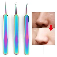 acne blackhead removal needles black dots cleaner black head pore cleaner deep cleansing tool acne tweezers face skin care tool