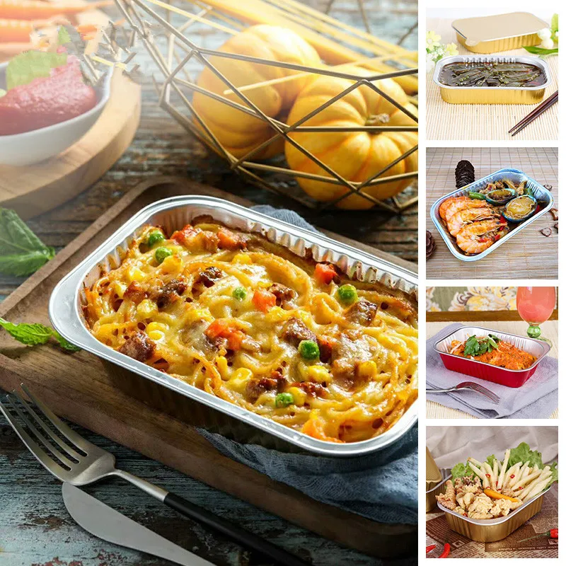 10 шт. Высококачественная квадратная алюминиевая фольга чашка для торта жестяные