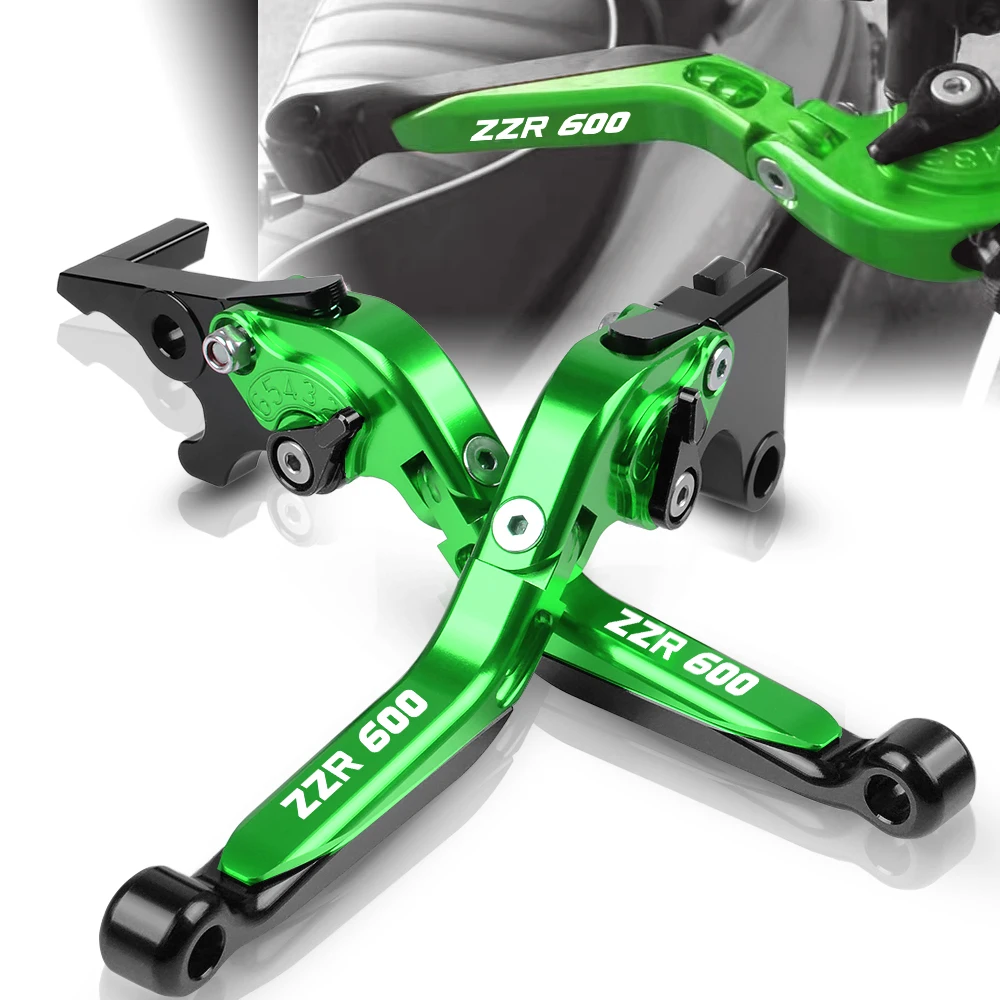 

Аксессуары для мотоциклов с ЧПУ, регулируемые складные рычаги тормозной муфты, руль для Kawasaki ZZR600 ZZR 600 2005 2006 2007 2008 2009