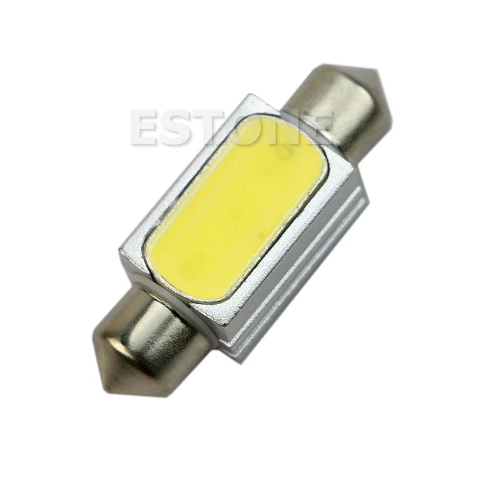 

36mm Canbus No Error COB 3W LED White Car Dome Festoon Interior Light Bulb 12V F7QB
