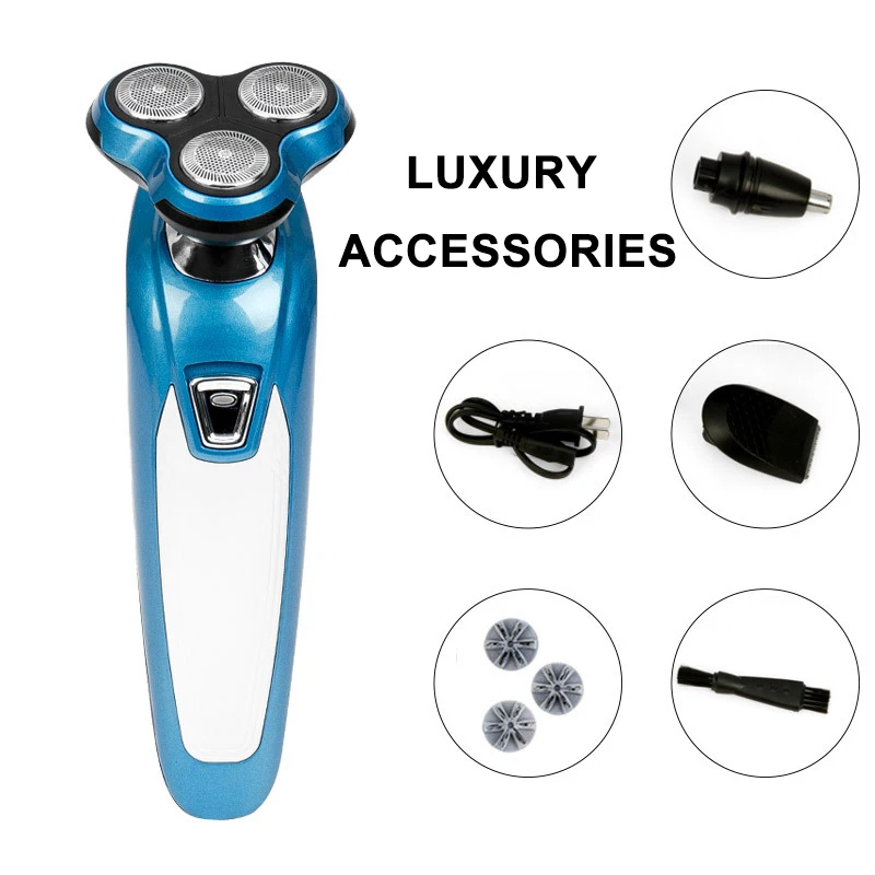 

New Multifunctional Electric Razor, Men's Rechargeable Whole Body Washing Razor, Hair Clipper, Nose Hair Device