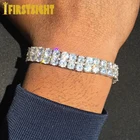 Цепочка для тенниса со сверкающими фианитами, 10 мм, 5 А