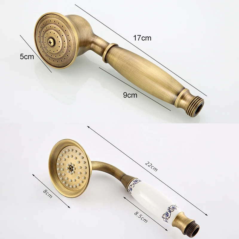 Лейка для душа MOLI лейка из античной бронзы с распылителем круглая и квадратная