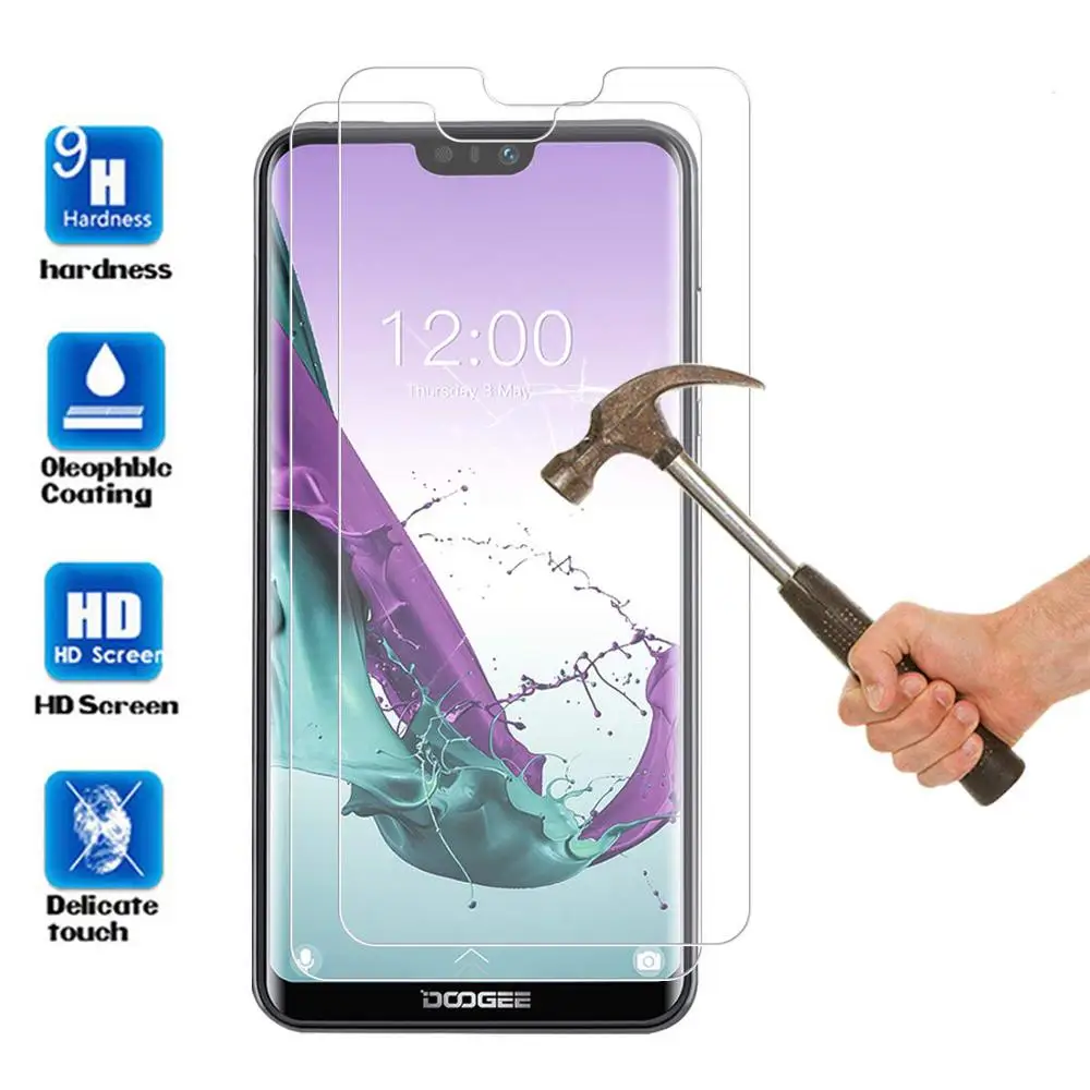 

9H 2.5D Ultra-thin Tempered Glass For Doogee N10 HD Screen Protector For Doogee N10 N 10 Scratch Proof Protective Film
