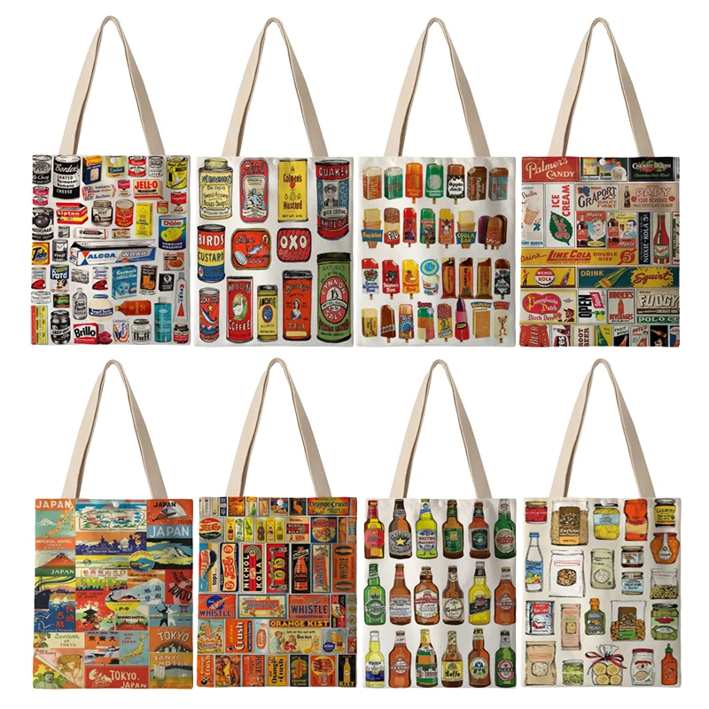 Американская винтажная сумка с художественным принтом для женщин 2020 ins модные